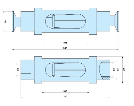 K-5011G、K-5012G、K-5013G、K-5014G、K-5015G、K-5016G、K-5017G玻璃轉(zhuǎn)子流量計